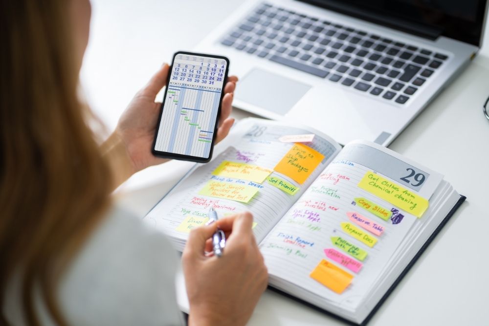 scheduling a call via computer - zoom